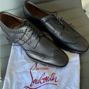 Men Christian Louboutin Dress Shoes Black